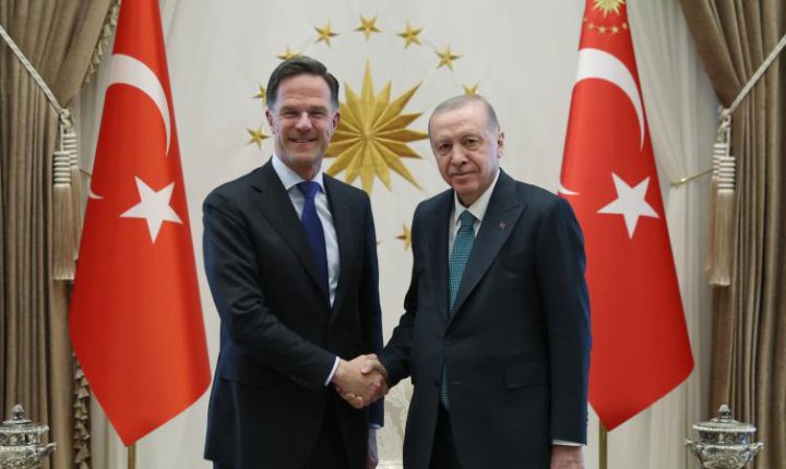 Türkiye Cumhuriyeti Cumhurbaşkanı Erdoğan NATO Genel Sekreteri Rutte’yi kabul etti