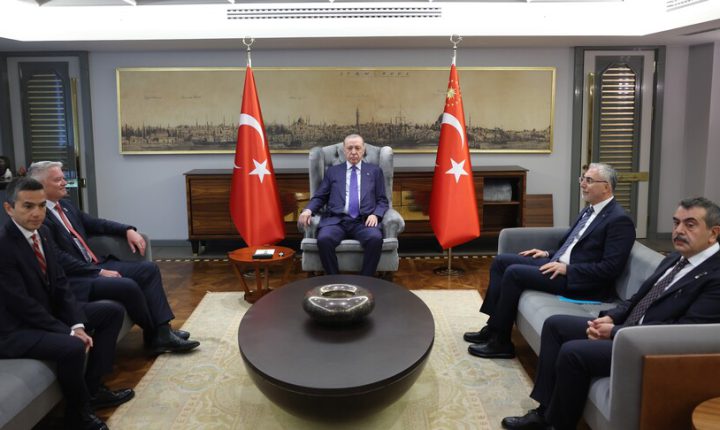 Türkiye Cumhuriyeti Cumhurbaşkanı Erdoğan, OECD Genel Sekreteri Cormann’ı kabul etti