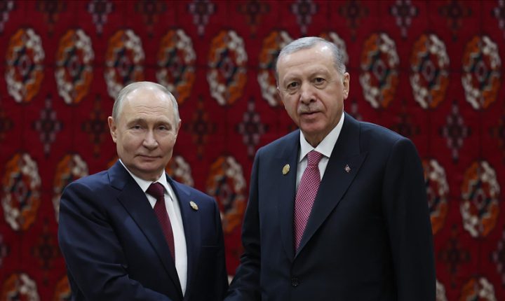 Türkiye Cumhuriyeti Cumhurbaşkanı Erdoğan, Rusya Devlet Başkanı Putin ile telefonda görüştü