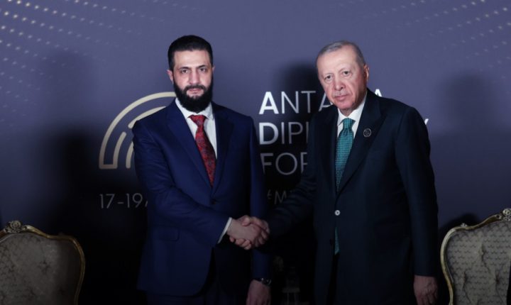 Türkiye Cumhuriyeti Cumhurbaşkanı Erdoğan, Suriye Cumhurbaşkanı Şara ile görüştü