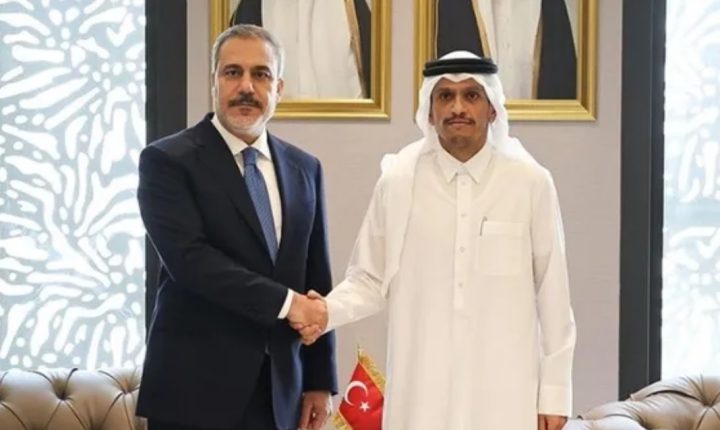 Bakan Fidan, Katar Başbakanı ve Dışişleri Bakanı Al Sani ile görüştü