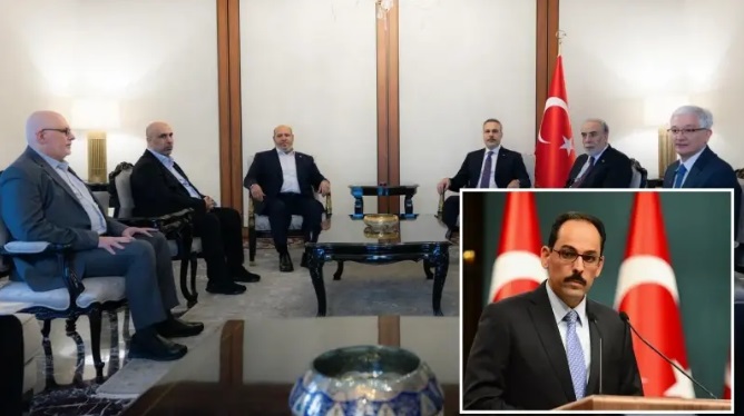 Türk MİT Başkanı Kalın, Ankara’da Hamas heyeti ile görüştü