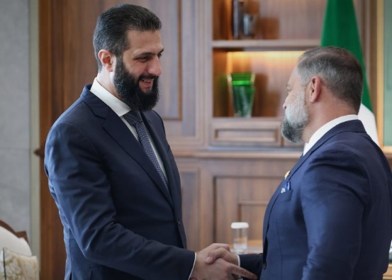 Suriye Cumhurbaşkanı Şara, ABD’li Kongre Üyesi Mills’i Kabul Etti