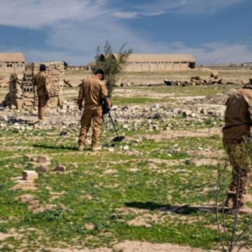 Suriye’de Koniko petrol boru hattı mayınlardan temizleniyor