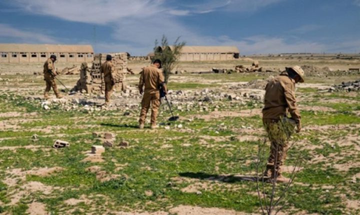 Suriye’de Koniko petrol boru hattı mayınlardan temizleniyor