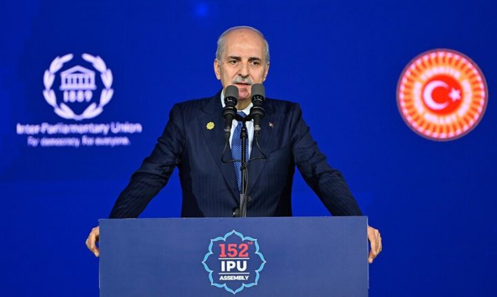 TBMM Başkanı Kurtulmuş: İsrail’in BM üyeliği mutlaka askıya alınmalı