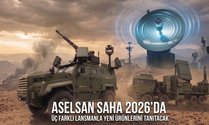 ASELSAN SAHA 2026’da Üç Lansmanda Yeni Ürünlerini Tanıtacak ve Modern Harp Sahasını Yakından Takip Ettiğini Ortaya Koyacak