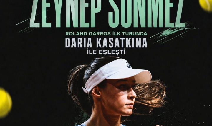 Milli tenisçimiz Zeynep Sönmez, 24 Mayıs Pazar günü başlayacak #RolandGarros’un ana tablo ilk turunda WTA 62 numarası Daria Kasatkina ile eşleşti.