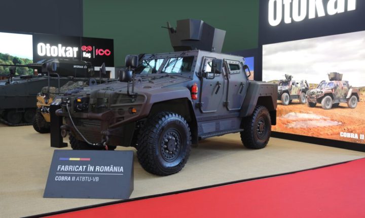 OTOKAR, BSDA 2026’da Romanya’da Yerli Olarak Üretilen İlk COBRA II’yi ve Romanya için Geliştirilen 6×6 İnsansız Kara Aracını Sergiliyor