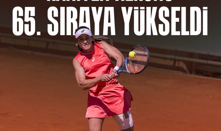 Zeynep Sönmez’den kariyer ‘sıralama’ rekoru!