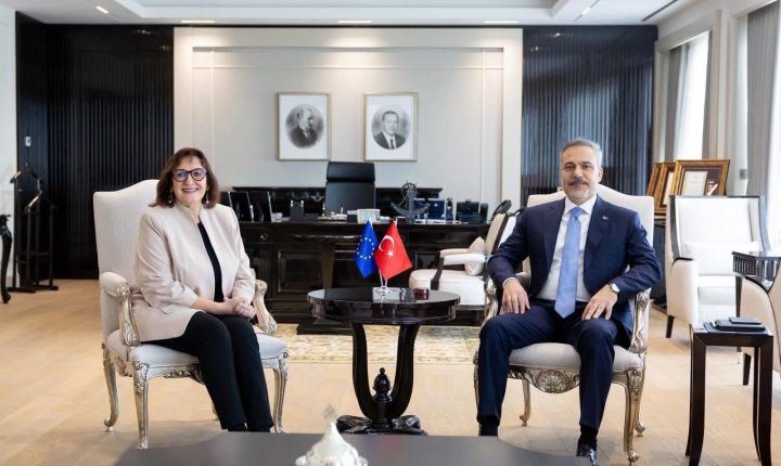 Bakan Fidan, AB Komisyonu Üyesi Suica ile Görüştü