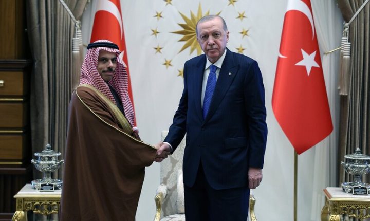 Türkiye Cumhuriyeti Cumhurbaşkanı Erdoğan, Suudi Dışişleri Bakanı ve Cezayir Cumhurbaşkanı’nı Kabul Etti