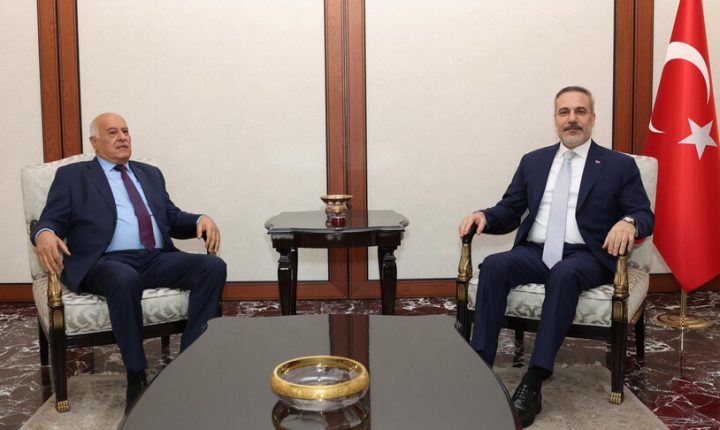 Bakan Fidan, Fetih Genel Sekreteri Rajub’u Ankara’da kabul etti