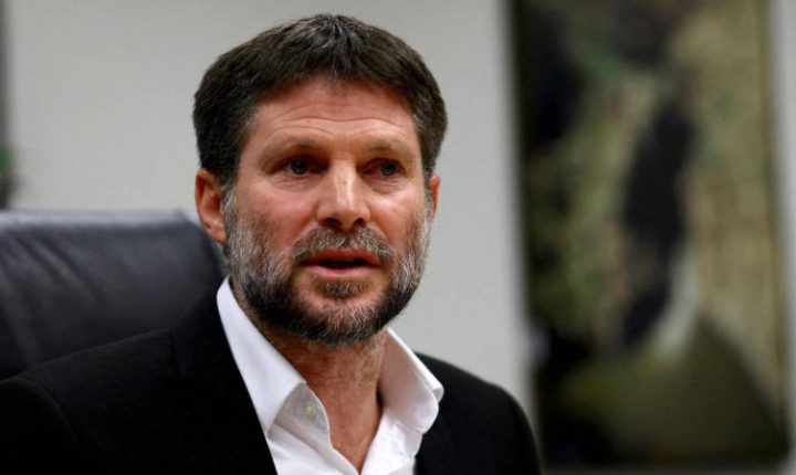 İsrail’in bakanı Smotrich, sınırların yeniden çizilmesi gerektiğini savundu