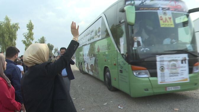 Kerkük’ten ilk hac kafilesi dualarla uğurlandı