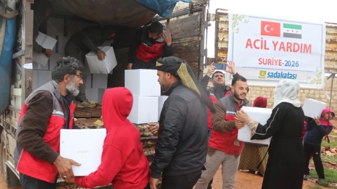 Sadakataşı’ndan İdlib’e gıda yardımı