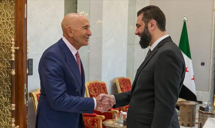 Suriye Cumhurbaşkanı Şara, ABD’nin Suriye Özel Temsilcisi Barrack’ı kabul etti