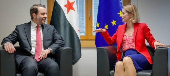 Suriye Dışişleri Bakanı Şeybani, AB Dış İlişkiler Yüksek Temsilcisi ile görüştü