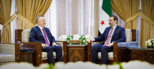 Suriye Dışişleri Bakanı Şeybani, Türkiye Cumhuriyeti ‘nin Şam Büyükelçisi Yılmaz ile bir araya geldi