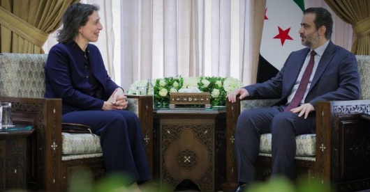 Suriye Dışişleri Bakanı Şeybani, diplomatik temaslarını sürdürüyor.