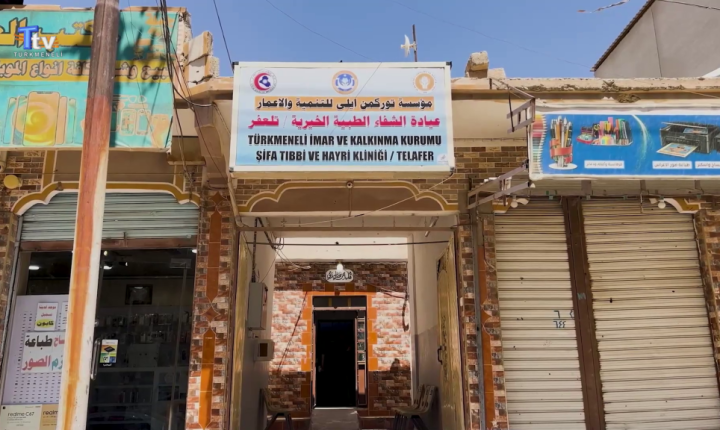 Türkmeneli Vakfı’nın Telafer’deki sağlık yatırımı sürüyor