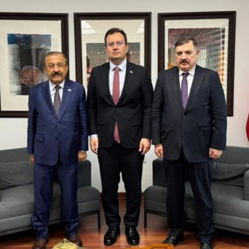 Türkmeneli Vakfı Başkanı Muratlı’dan Erbil Başkonsolosu Topçu’ya ziyaret