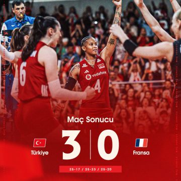 Filenin Sultanları Fransa’yı 3-0 mağlup ederek evlerindeki ikinci galibiyeti alıyorlar! ❤️🤍