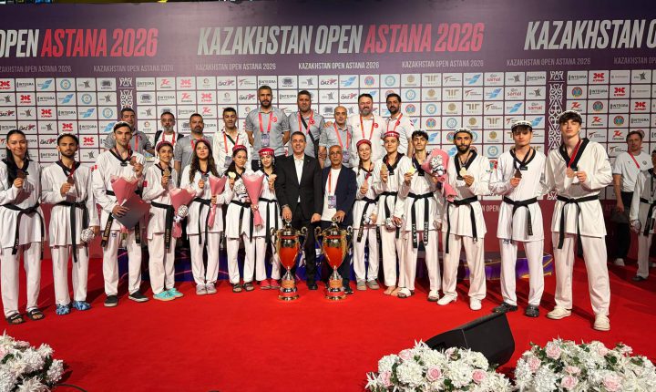 🇹🇷🥋 Türkiye, Kazakistan Açık Tekvando Turnuvası’nda 5’i altın 14 madalya elde etti. (5 altın, 1 gümüş ve 8 bronz)