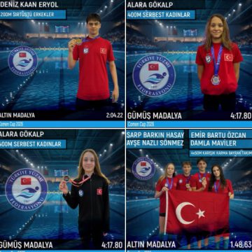 🏊‍♂️ Milli yüzücüler, Sırbistan’da düzenlenen 2026 Comen Kupası’nda 4️⃣ madalya kazandı. 👏