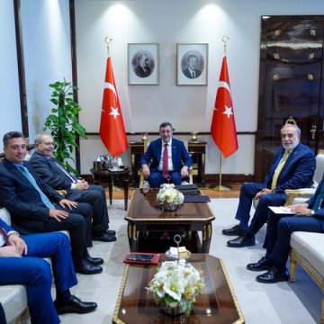 Türkiye Cumhuriyeti Cumhurbaşkanı Yardımcısı Yılmaz, Lübnan Başbakan Yardımcısı Mitri’yi kabul etti