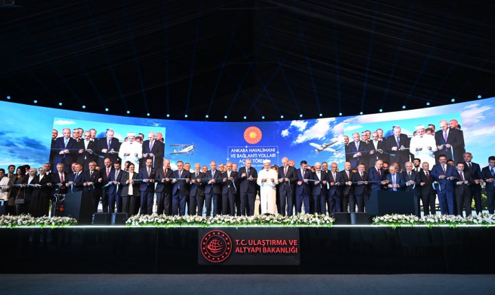 Türkiye Cumhuriyeti Cumhurbaşkanı Erdoğan, Ankara Havalimanı ve Bağlantı Yollarını Hizmete Açtı