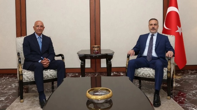 Türkiye Cumhuriyeti Dışişleri Bakanı Hakan Fidan, ABD Büyükelçisi Barrack’ı kabul etti