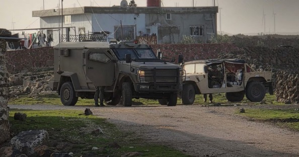 İsrail,Kuneytra Kırsalında Bir Genci Gözaltına Aldı