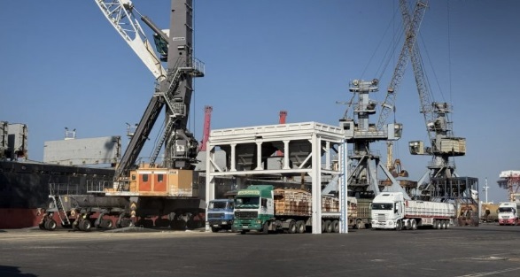 Lazkiye Limanı İlk Beş Ayda 2 Milyon Tondan Fazla Yük Aktarması Yapıldı