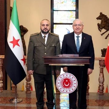 Türkiye Cumhuriyeti Milli Savunma Bakanı Güler, Suriyeli mevkidaşı ile Ankara’da bir araya geldi