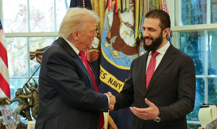 Suriye Cumhurbaşkanı Şara ile ABD Başkanı Trump, ikili ilişkileri ve bölgesel gelişmeleri görüştü