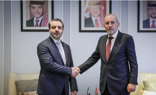 Suriye Dışişleri Bakanı Şeybani, Ürdünlü Mevkidaşı Safedi ile Görüştü