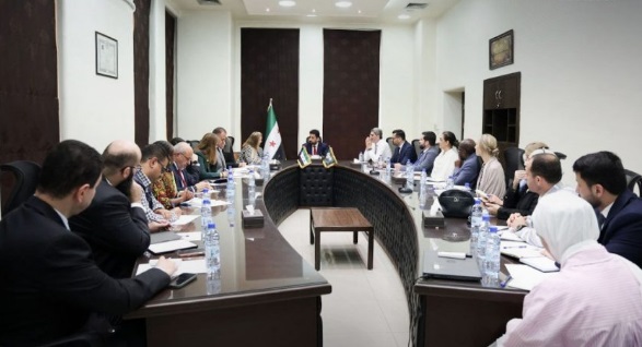 Suriye Sağlık Bakanı El-Ali, Şam’da Uluslararası Sağlık Heyetini Kabul Etti