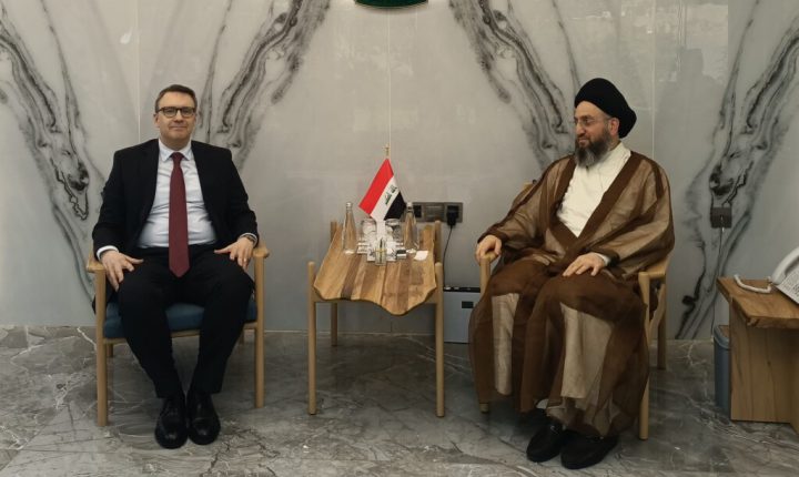 Türkiye Cumhuriyeti ‘nin Bağdat Büyükelçisi Anıl Bora İnan, Ammar Hekim ile görüştü