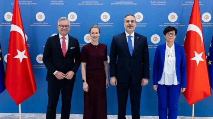 Türkiye Cumhuriyeti Dışişleri Bakanı Fidan, üst düzey AB yetkilileriyle Ankara’da bir araya geldi